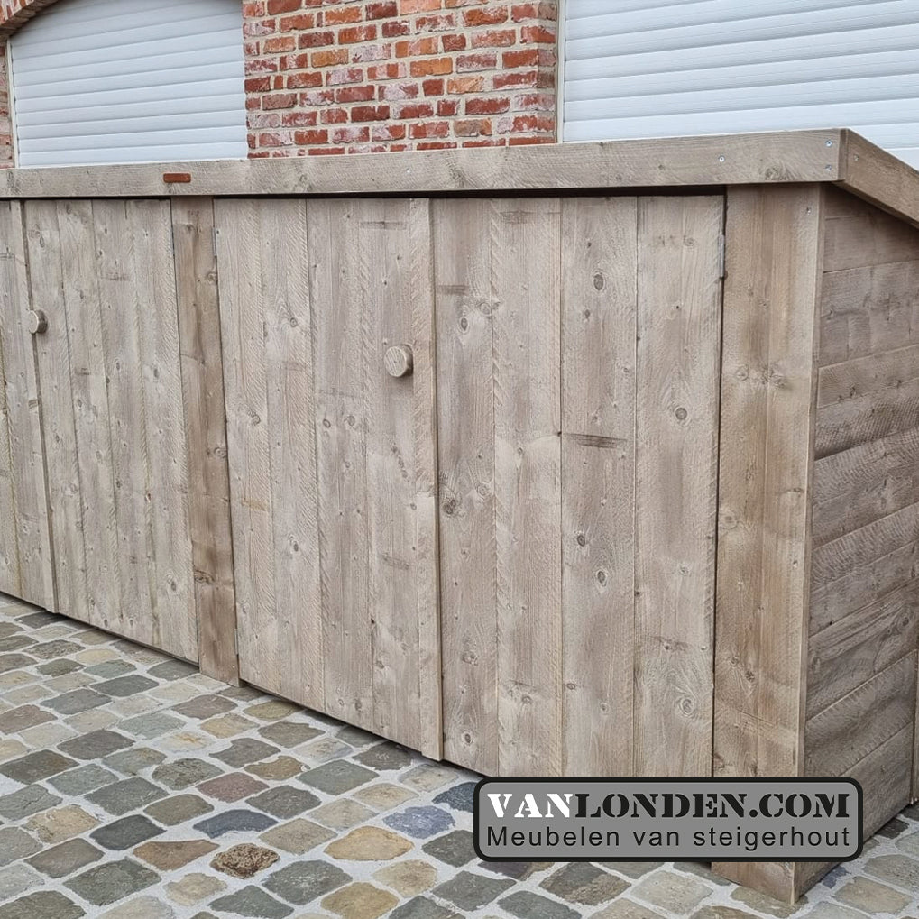 Steigerhouten kussenkast Mink