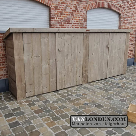 Steigerhouten kussenkast Mink