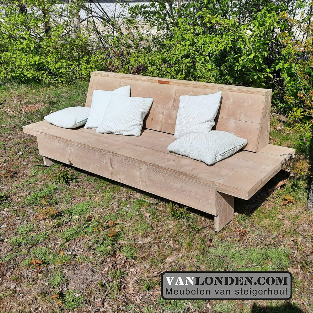 Steigerhouten lounge bank Joelle
