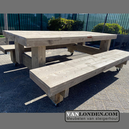 Steigerhouten picknicktafel Tanya