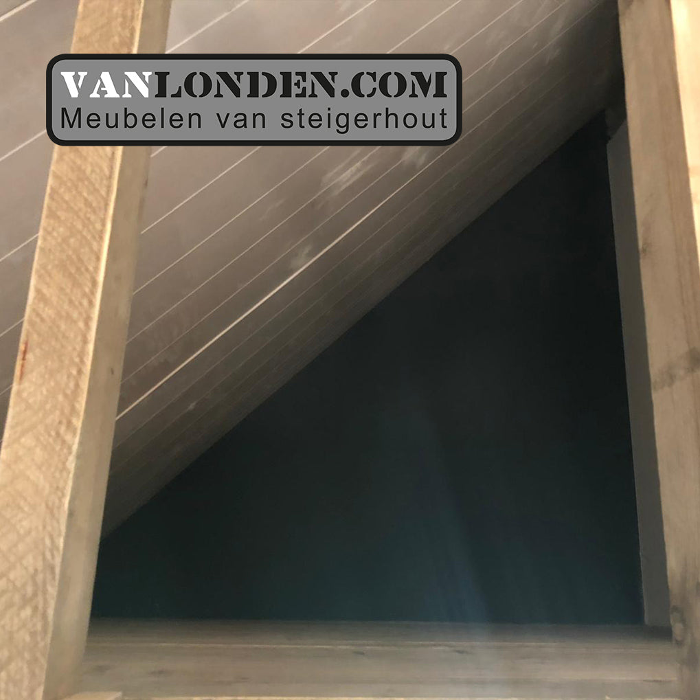 Steigerhouten slaap vide Carlijn