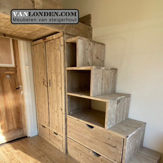 Steigerhouten slaap vide Wally
