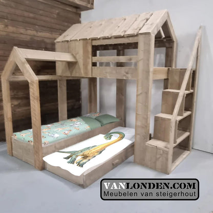 Steigerhouten hoogslaper Akim