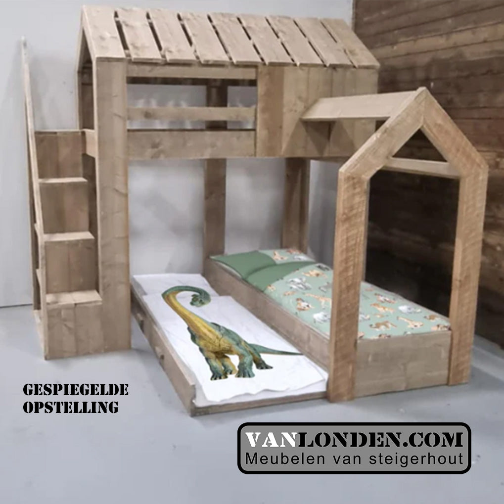 Steigerhouten hoogslaper Akim