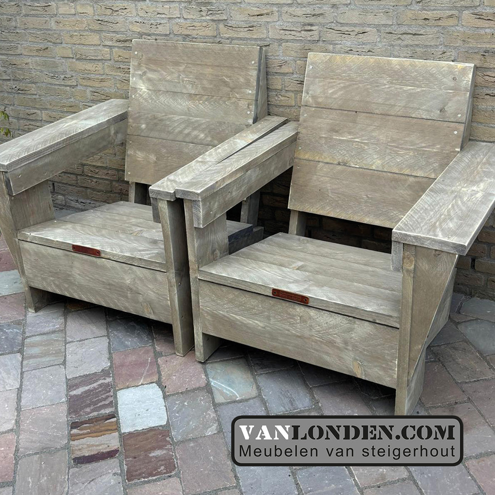 Steigerhouten stoel Piet