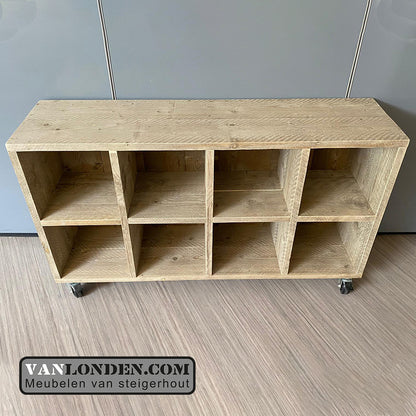 Steigerhouten vakkenkast Raf
