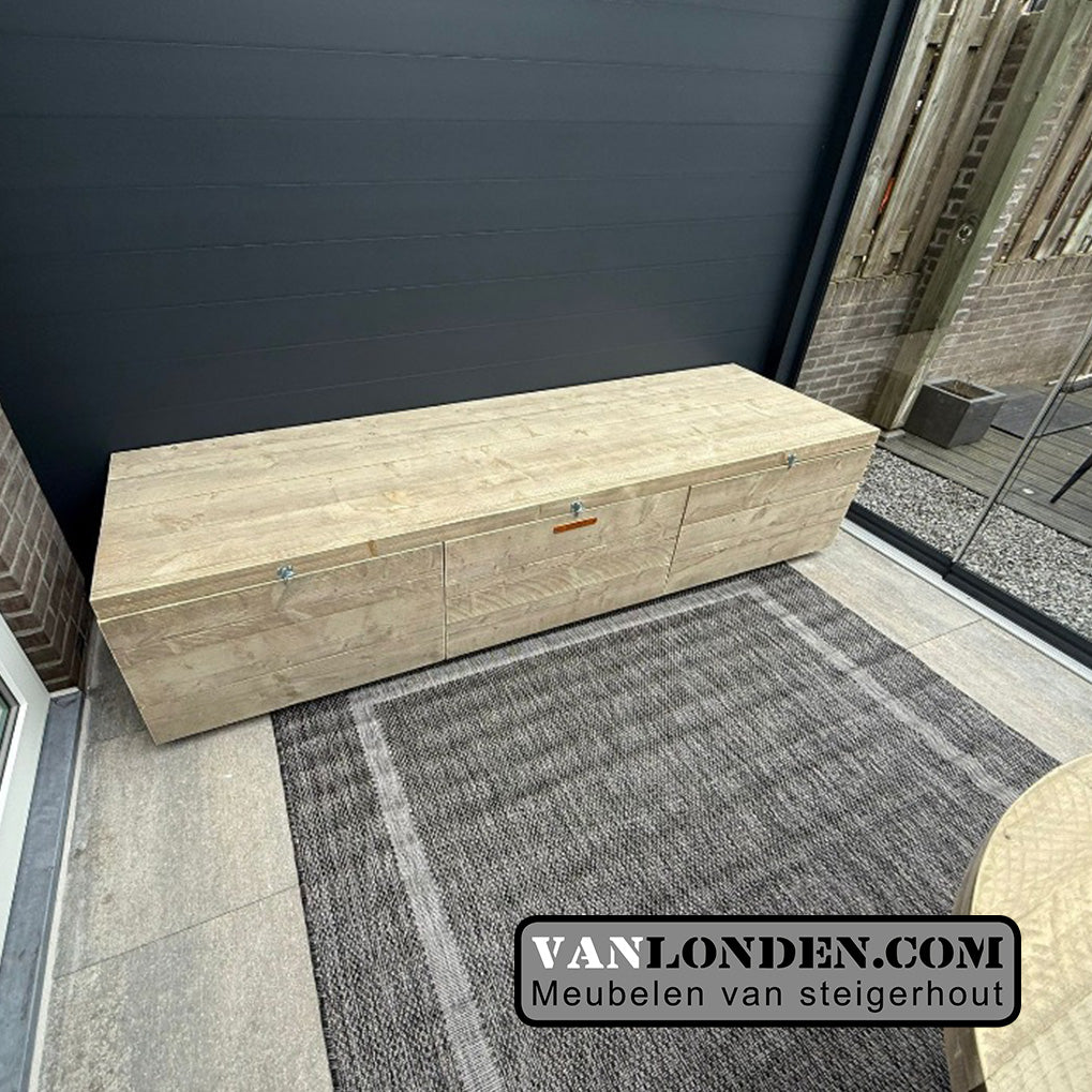 Steigerhouten tuinkist Tara