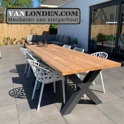 Tuintafel van Douglas balken Kim