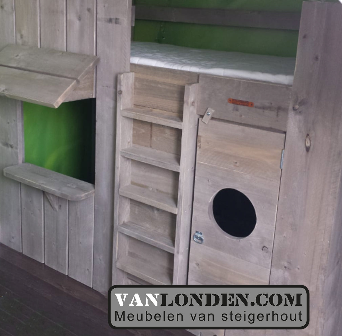 Steigerhouten hoogslaper Thijmen