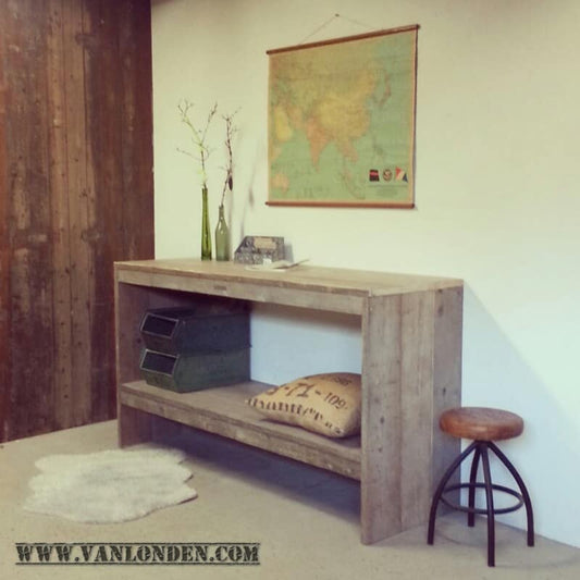 Steigerhouten side table Anouk