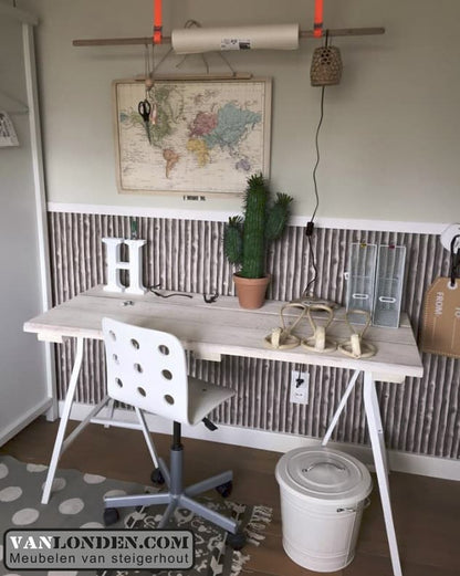Steigerhouten bureau Jason