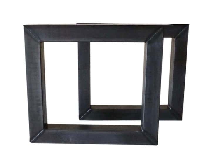 Tafel onderstel stalen model vierkant Mila