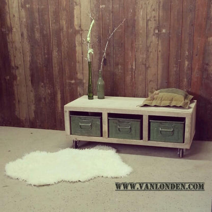 Steigerhouten tv-meubel Ivy