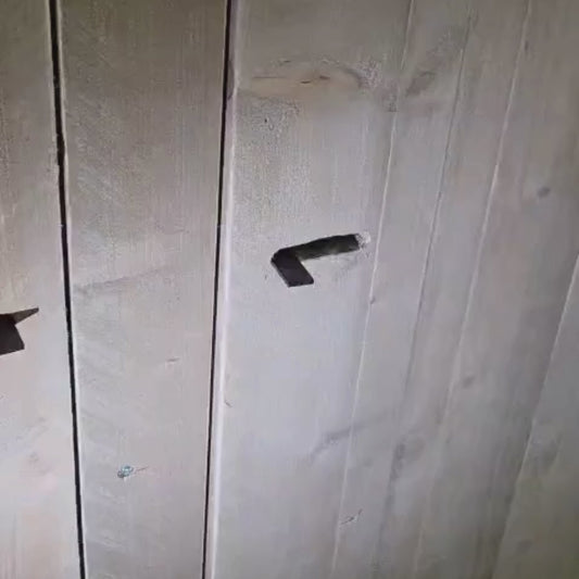 Steigerhouten kledingkast Kees