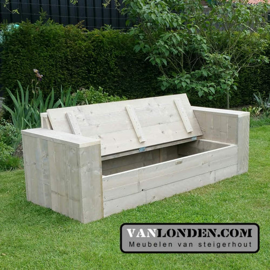Steigerhouten zitbank Jasper