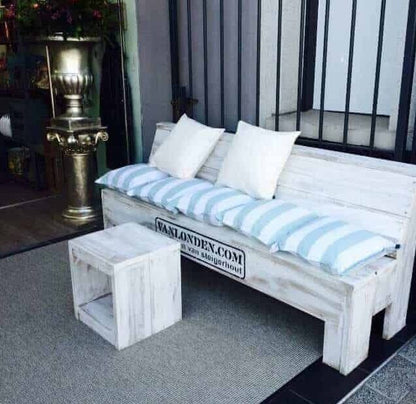 Steigerhouten zitbank Theo