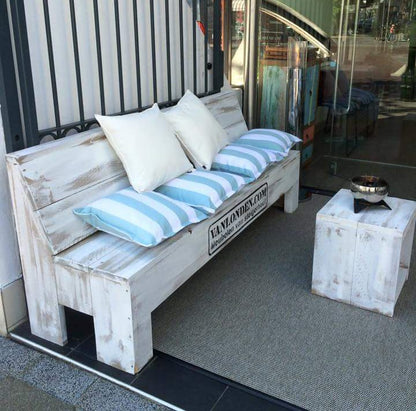 Steigerhouten zitbank Theo