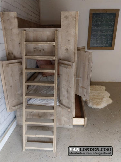 Steigerhouten hoogslaper Emilie