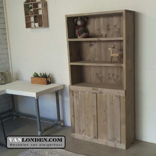 Steigerhouten boekenkast Bo