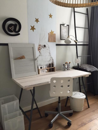 Steigerhouten bureau Jason