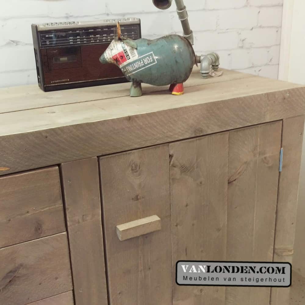 Steigerhouten dressoir Daphne