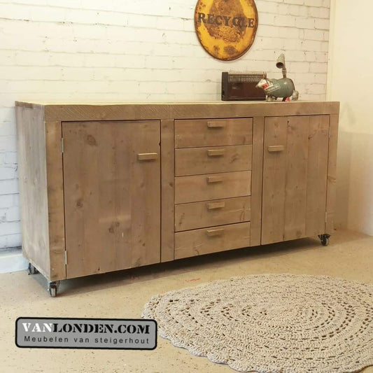 Steigerhouten dressoir Daphne