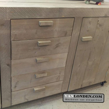 Steigerhouten dressoir Daphne