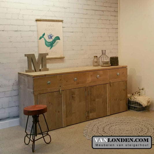 Steigerhouten dressoir Denise