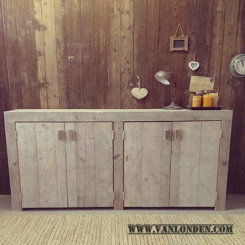 Steigerhouten dressoir Douwe