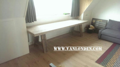 Steigerhouten tafel Dylan