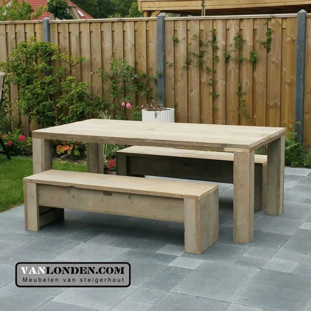 Steigerhouten eettafel Jack