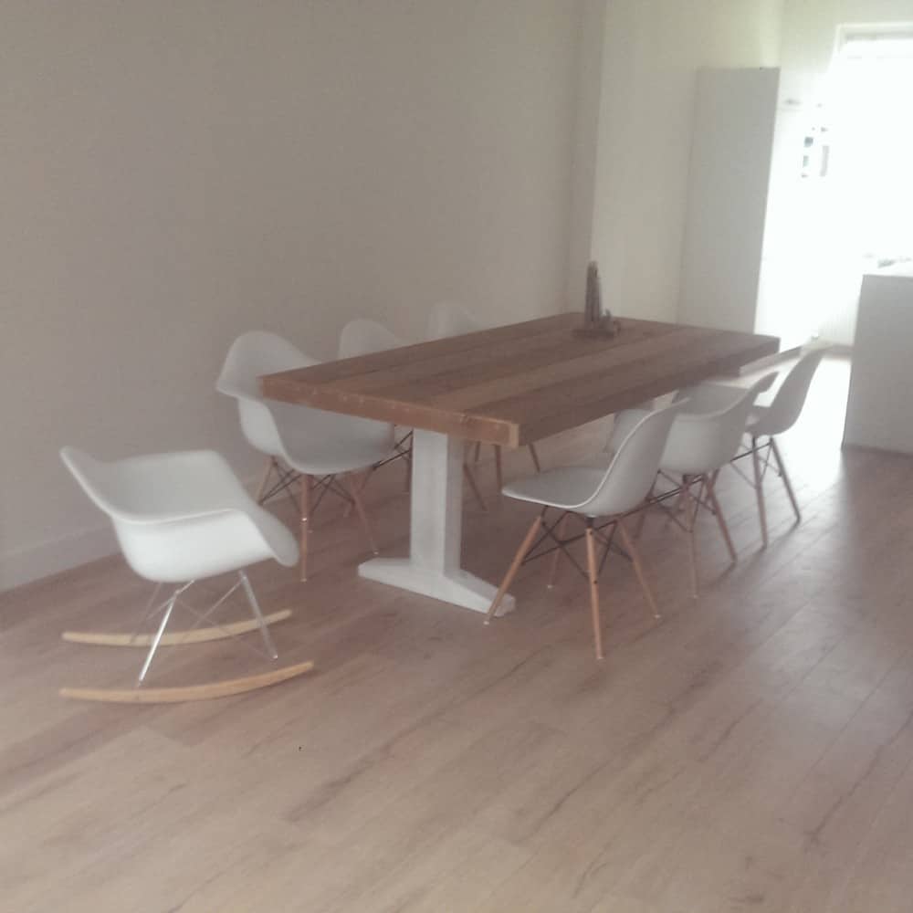 Steigerhouten tafel Wouter