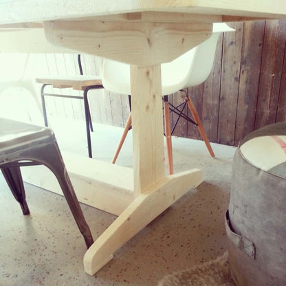 Steigerhouten eettafel Yuna