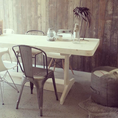 Steigerhouten eettafel Yuna