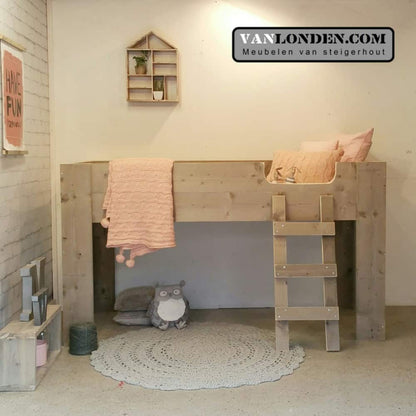 Steigerhouten halfhoogslaper Paulien
