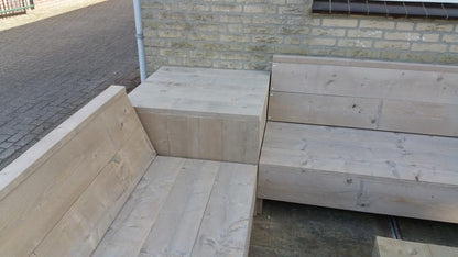 Steigerhouten hoekbank Maxim