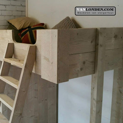 Steigerhouten hoogslaper Arne