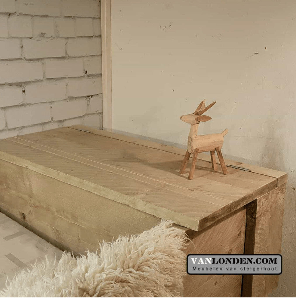 Steigerhouten hoogslaper Edwin