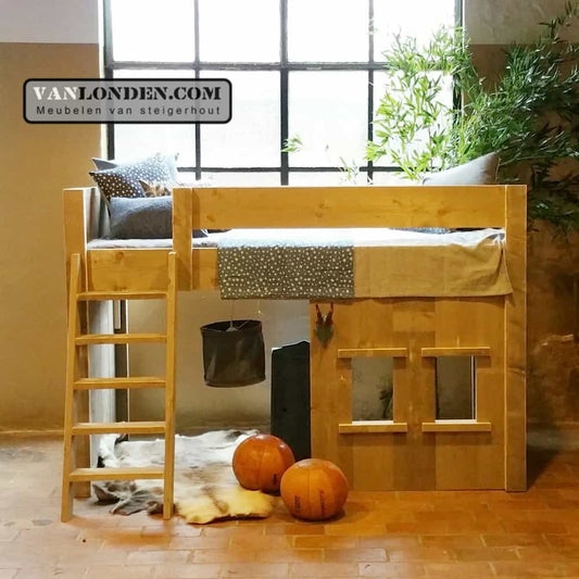 Steigerhouten hoogslaper Jorg