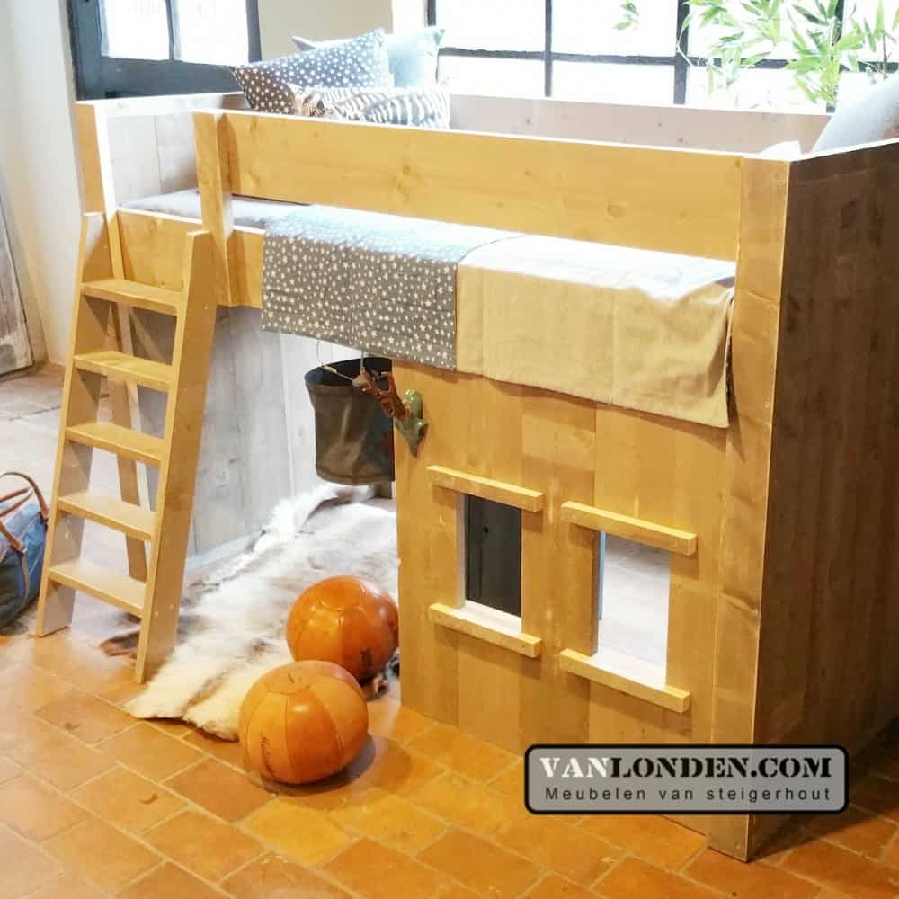 Steigerhouten hoogslaper Jorg