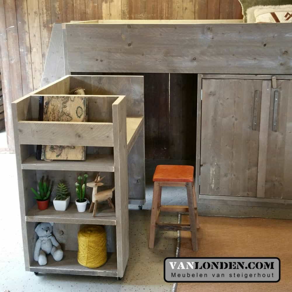 Steigerhouten hoogslaper Julian
