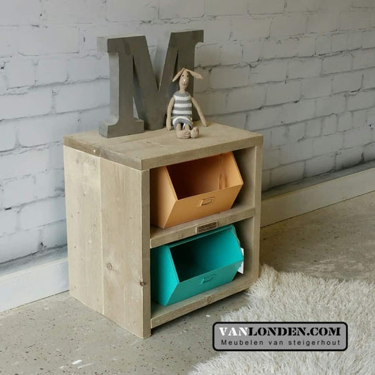 Steigerhouten kastje Eva
