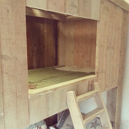 Steigerhouten stapelbed Mara