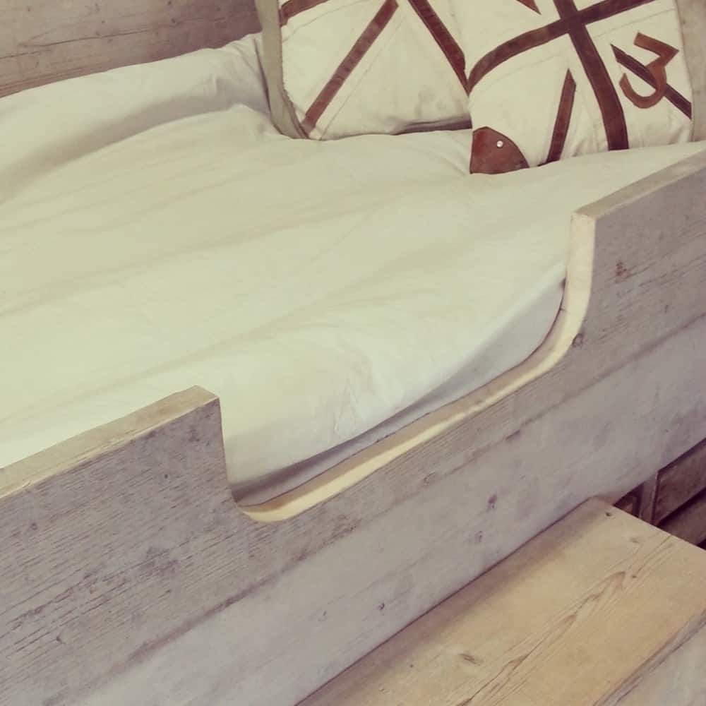 Steigerhouten kinderbed Maurits