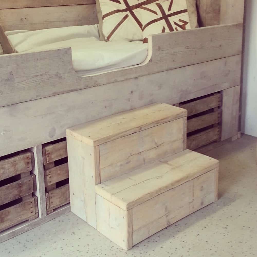 Steigerhouten kinderbed Maurits