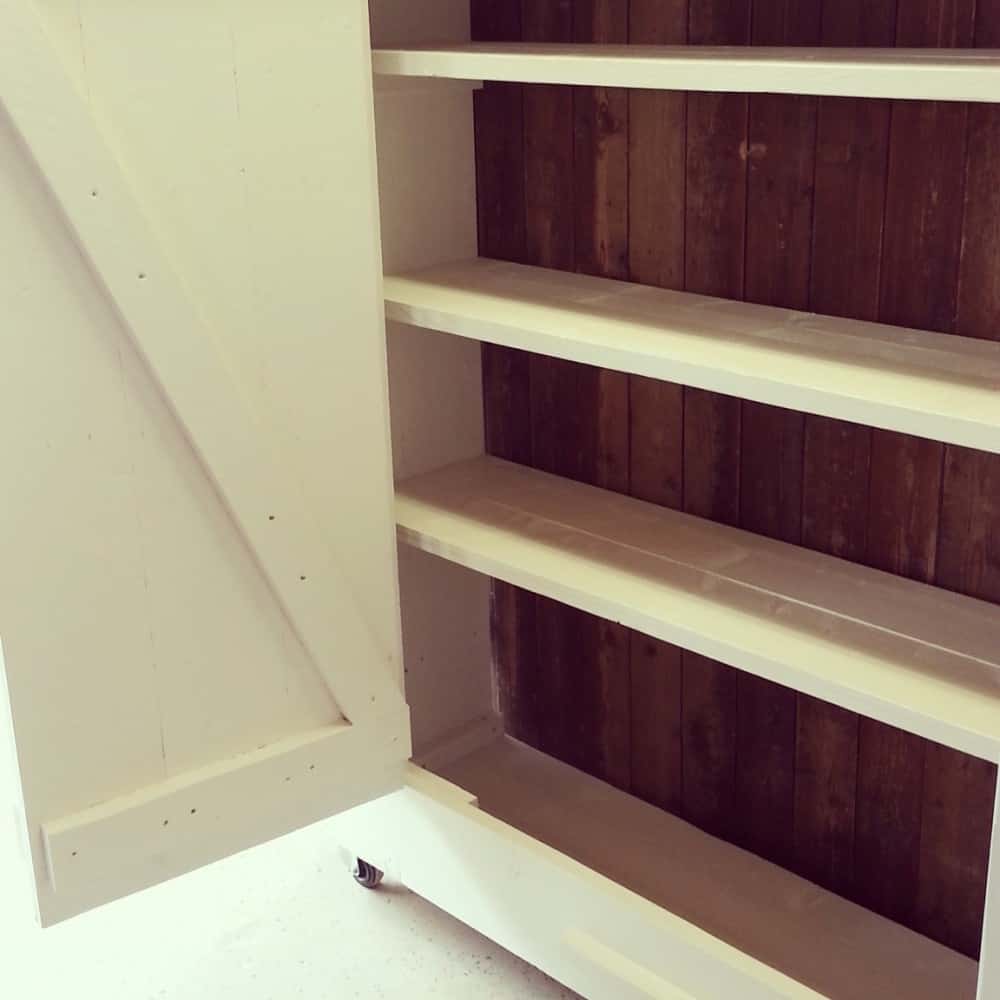 Steigerhouten kledingkast Emily