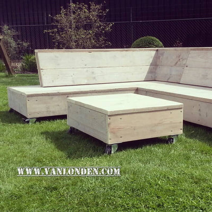 Steigerhouten lounge bank Felix