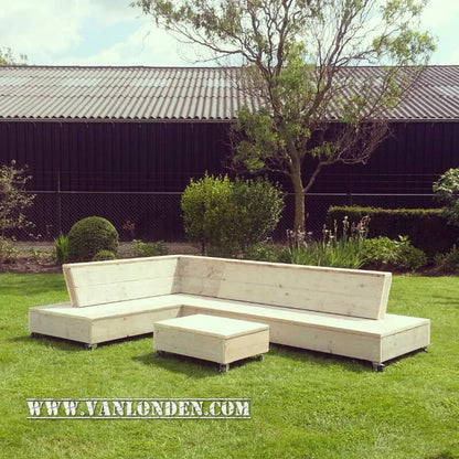 Steigerhouten lounge bank Felix
