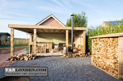 Overkapping Steigerhout