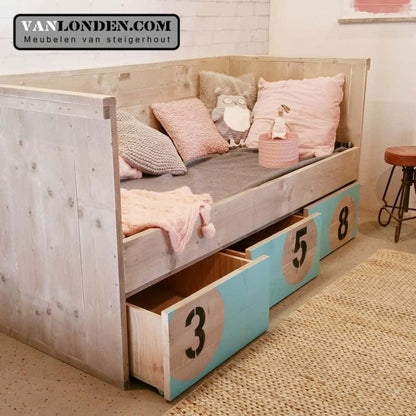 Steigerhouten slaapbank Simone